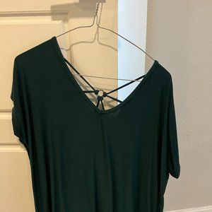 Green tshirt, size M, never worn